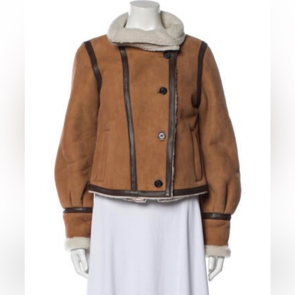 Veronica Beard - Suede Shearling Jacket - image 2